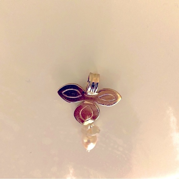 Fleur de Lis Genuine Opal Drop Pendant Hand Crafted by Charles Pickerny 1997 - Picture 6 of 9
